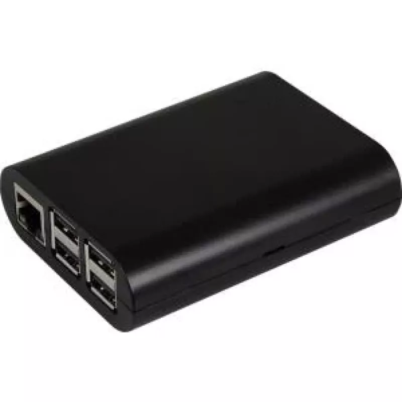 Raspberry Pi 2 / Pi B+ -kotelo musta (rb-case+04b)