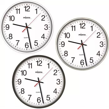 PEWETA seinäkello musta 44.130.212