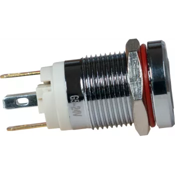JOY-IT Button12E-01 ilkivaltasuojaava lukittuva painokytkin, vihreä, 12 mm, IK10, IP67