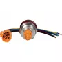 JOY-IT Button22NA-01 hätäpysäytyspainike, mekaaninen lukitus, punainen/vihreä, Ø22 mm, IP67, IK10