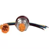 JOY-IT Button22NA-01 hätäpysäytyspainike, mekaaninen lukitus, punainen/vihreä, Ø22 mm, IP67, IK10