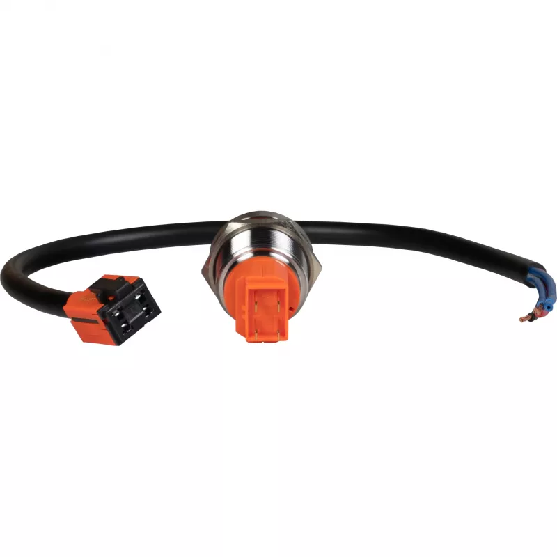 JOY-IT Button22T-01 painike (sulkeva), punainen/sininen LED, 22 mm, IP68, IK10