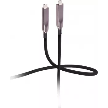 Flexline USB-C hybridi aktiivinen optinen kaapeli 12,5 m 8K 60Hz 10Gbps 60W PD TPU musta FL31-44211