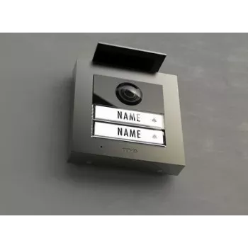 M-E MODERN-ELECTRONICS VDV-2020 A video-ovipuhelinjärjestelmä RFID:llä, johdollinen, antrasiitinvärinen ulkoyksikkö (41267)