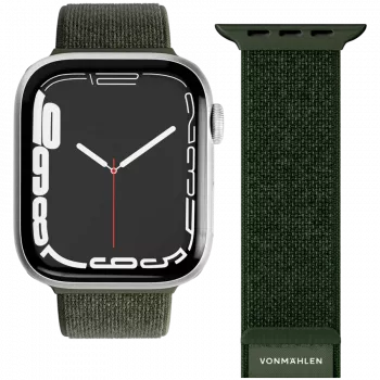 VONMÄHLEN Fitness Loop 2 -ranneke Apple Watch 44mm, 45mm, 49mm – oliivi