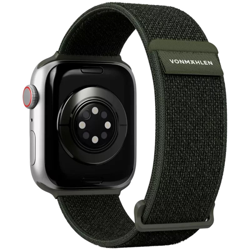 VONMÄHLEN Fitness Loop 2 -ranneke Apple Watch 44mm, 45mm, 49mm – oliivi