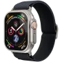 VONMÄHLEN Classic nylon loop -ranneke Apple Watch 44/45/46/49mm, laivastonsininen, yksi koko
