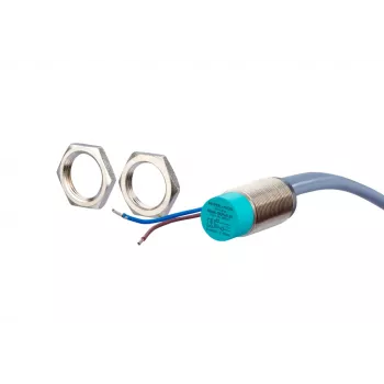 METZ CONNECT induktiivinen lähestymisanturi 2-johdin DC M12 tasainen NO 2mm IP67 kaapeli 2m 110149