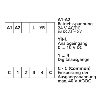 METZ CONNECT ADU-C12C12 analogia-digitaalimuunnin, 2-kanavainen, RS485 Modbus RTU, DIN-kisko 11043513