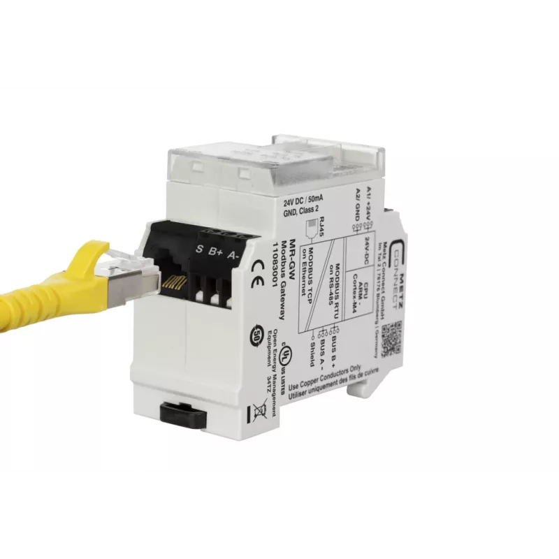 METZ BTR 11083001 MR-GW Modbus RTU/Modbus TCP -yhdyskäytävä (11083001)
