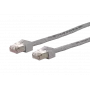 METZ CONNECT 13084U1033-E Cat6 S/FTP -verkkokaapeli, 1 m, harmaa