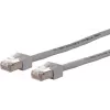 METZ CONNECT 13084U1033-E Cat6 S/FTP -verkkokaapeli, 1 m, harmaa