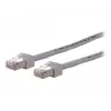 METZ CONNECT 13084U1033-E Cat6 S/FTP -verkkokaapeli, 1 m, harmaa