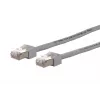 METZ CONNECT 13084U1033-E Cat6 S/FTP -verkkokaapeli, 1 m, harmaa