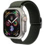 VONMÄHLEN Woven Loop Apple Watch 44/45/46/49mm, oliivi