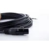 Cordial EM 10 FP XLR - 6,3 mm mono plugi audiokaapeli 10 m musta 14752