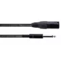 Cordial EM 5 MP XLR - 6,3 mm mono plugi audiokaapeli 5 m musta 14753