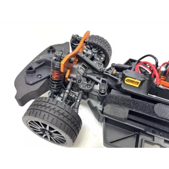 Absima Speed Demon 1:12 ralliauto 4WD Brushless RTR RC-malli valkoinen 70 km/h