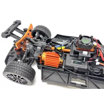 Absima Speed Demon 1:12 ralliauto 4WD Brushless RTR RC-malli valkoinen 70 km/h