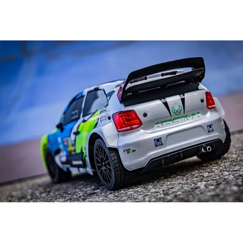 Absima Speed Demon 1:12 ralliauto 4WD Brushless RTR RC-malli valkoinen 70 km/h