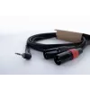 Cordial EY 1 WRMM XLR Y-adapterikaapeli 3,5 mm TRS -pistoke 2x XLR -pistoke 1 m musta 14873