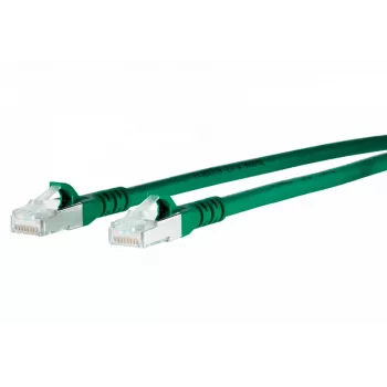 METZ CONNECT 1308450355-E Cat6a S/FTP patch-kaapeli, 0,3 m, vihreä