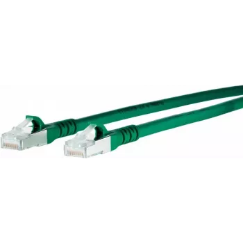 METZ CONNECT 1308450355-E Cat6a S/FTP patch-kaapeli, 0,3 m, vihreä