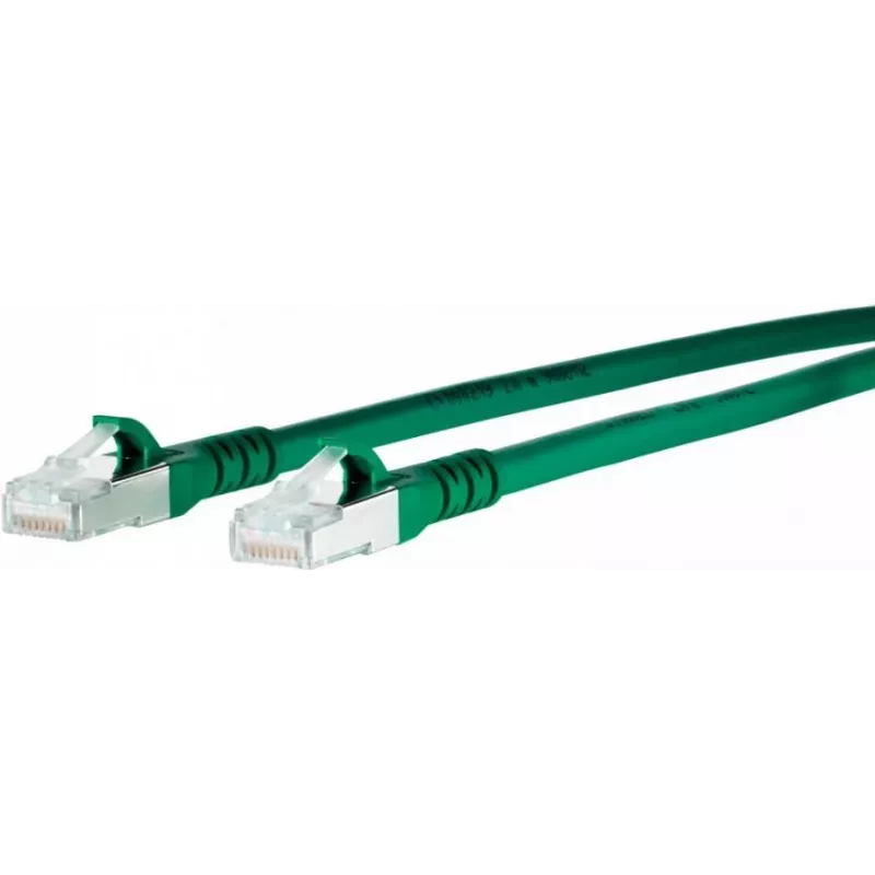 METZ CONNECT 1308450355-E Cat6a S/FTP patch-kaapeli, 0,3 m, vihreä