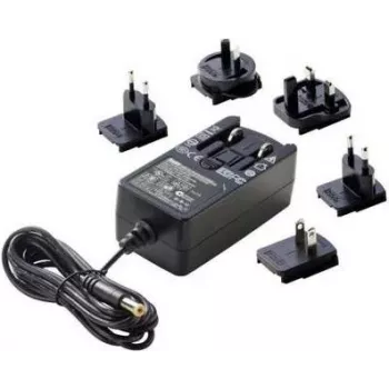 Dehner Elektronik kiinteän jännitteen pistokevirtalähde 24V/DC 1A 24W UK-, USA- & Australia-adaptereilla (27476)
