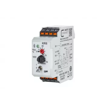 METZ Connect kynnysarvokytkin 24 V AC/DC, 1 vaihtokosketin, DIN-kisko, 17,5 mm, 11066670