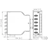 Metz 15024A07406-E OpDAT REGpro VIK 6xLC-D OS2 kuitujakokaappi, puhtaanvalkoinen RAL 9010