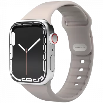 VONMÄHLEN Classic Band 2 Apple Watch 40/41/42mm, täysinahkainen ranneke, kerma