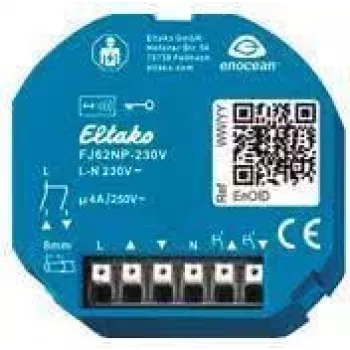 Eltako radio-sälekaihdin- ja rullaverhoaktori FJ62NP-230V 4A/250V 30200535