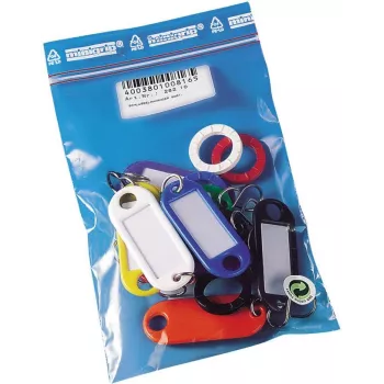 WEDO 262 10 avaimenperää S-koukulla, eri värejä, 10 kpl