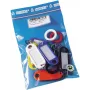 WEDO 262 10 avaimenperää S-koukulla, eri värejä, 10 kpl