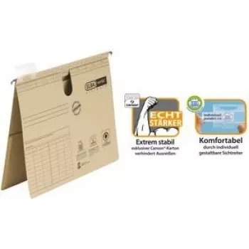 ELBA vertic ULTIMATE riippukansio A4 virkakirjansidos chamois 50 kpl:n pakkaus 85442