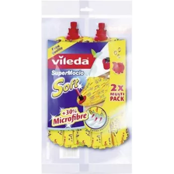 Vileda SuperMocio Soft moppipää täyttöpakkaus 2 kpl:n pakkaus 11099