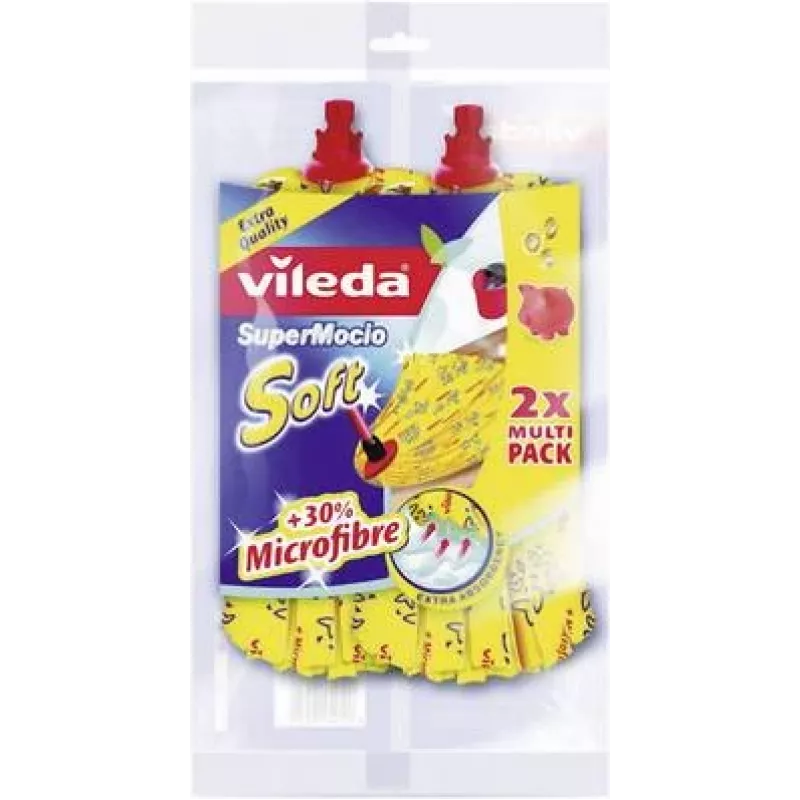 Vileda SuperMocio Soft moppipää täyttöpakkaus 2 kpl:n pakkaus 11099