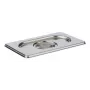 APS GN 1/9 kansi 175 x 108 x 25 mm ruostumaton teräs, ilman lusikkauraa, konepesunkestävä - 1 kpl (81591)