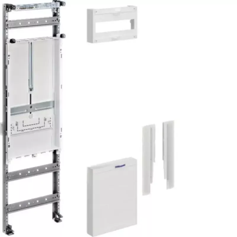 HAGER mittaripaikan lisävarustesarja ZU21A, 900mm, 1 mittaripaikka, esivarustettu, 3-vaiheinen, 63A
