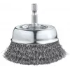 kwb kuppiharja - kierretty solmu - 0,3 mm - 6 mm - 7,5 cm - metalli - kivi - metalli (606330)