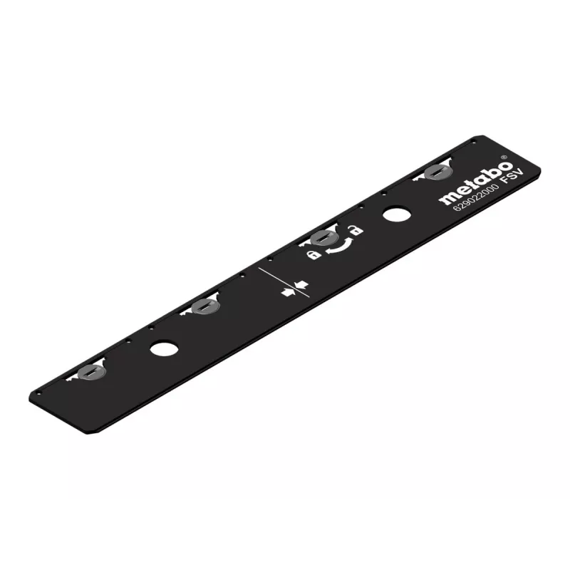 Metabo 629022000 ohjauskiskoliitin, alumiini, musta, 2 kpl:n pakkaus