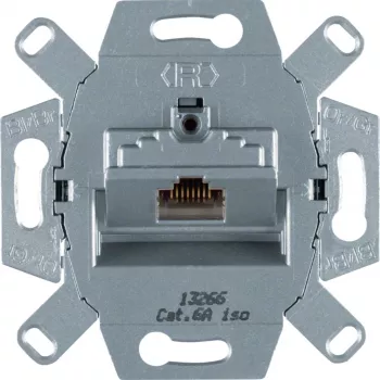 Hager G3139 RJ45 Cat.6 suojattu datapistorasiaosa rintakanavaan