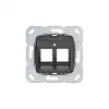 Gira tukirengas 560400 Modular Jack 4, 2-osainen, antrasiitti