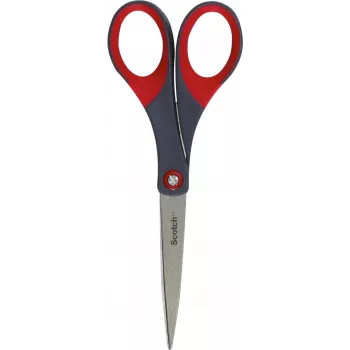 3M Scotch Precision sakset 180 mm punainen/harmaa terävä ruostumaton teräs Comfort Grip (1447)