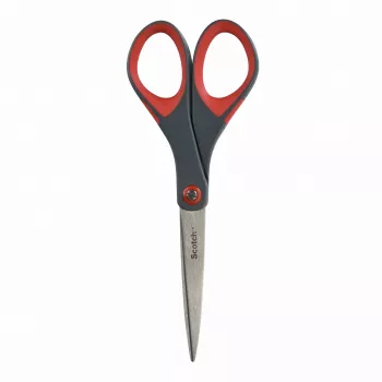 3M Scotch Precision sakset 180 mm punainen/harmaa terävä ruostumaton teräs Comfort Grip (1447)