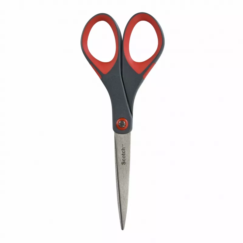 3M Scotch Precision sakset 180 mm punainen/harmaa terävä ruostumaton teräs Comfort Grip (1447)
