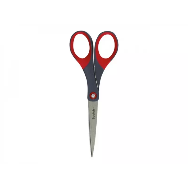 3M Scotch Precision sakset 180 mm punainen/harmaa terävä ruostumaton teräs Comfort Grip (1447)