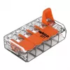 WAGO 221-415 COMPACT liitin 5-johdin 4 mm², 25 kpl:n pakkaus