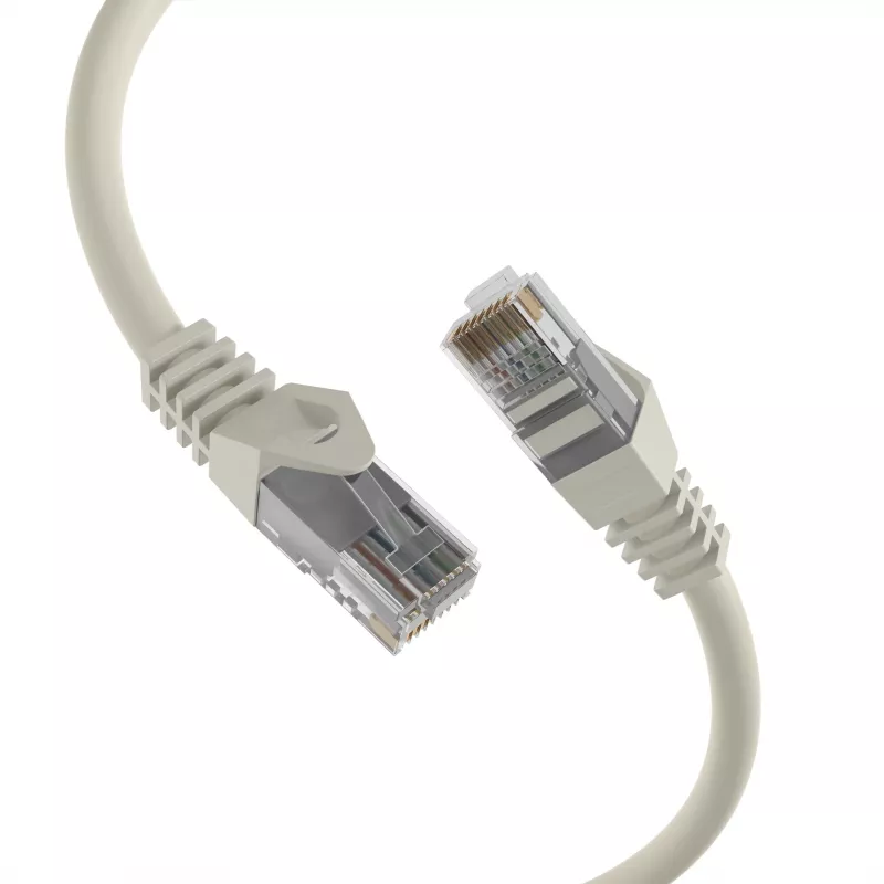 EFB Elektronik RJ45 patch-kaapeli Cat.5e U/UTP LSZH CCA AWG24/7 harmaa 1m K8110GR.1